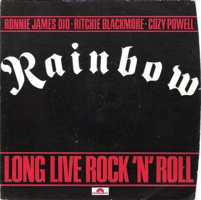 7-дюймовая пластинка RAINBOW Long Live Rock N Roll 2066913 Polydor 1978 UK Rock Б/у