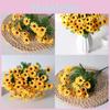 Helianthus Annuus Artificial Bouquet Suitable Living Room And Event Decoration