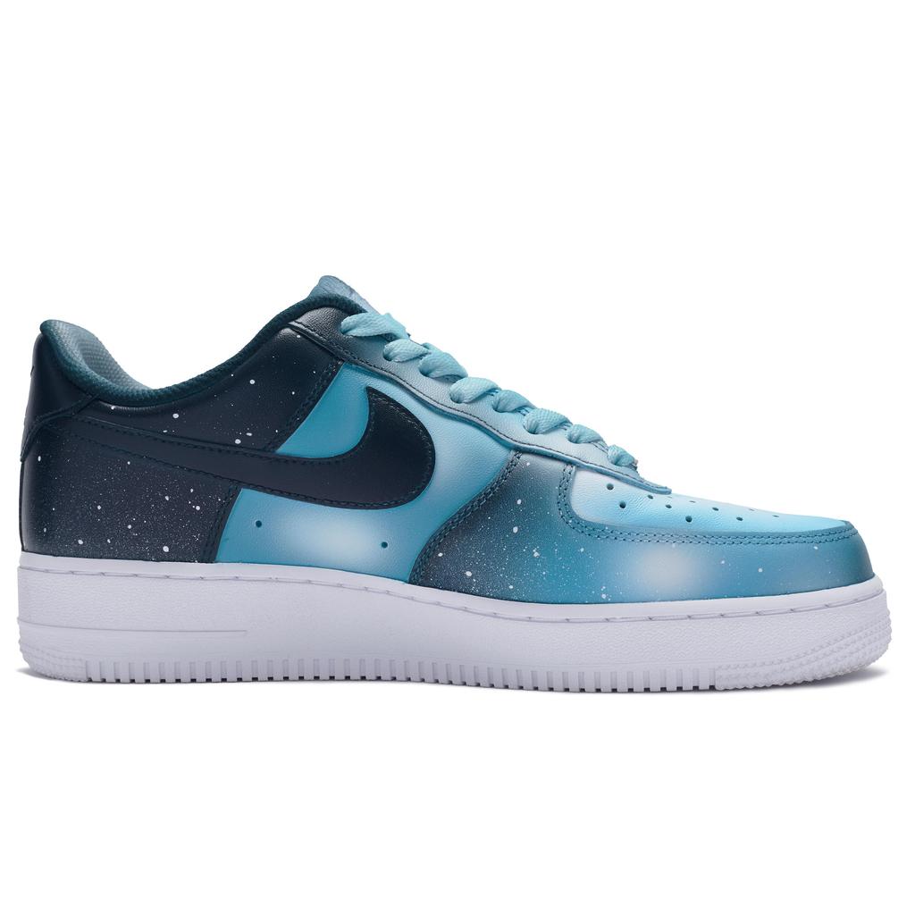 Nike Air Force 1 Low 811 Производство, Галактика, Специальная коробка для обуви Низкие кеды для скейтборда Мужские Синий Белый CW2288-111(Team80-S-BOX)