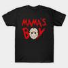 Asian Size Cotton Unisex Tshirt Print T-shirt Mama'S Boy Funny Friday Slasher Scary Halloween Slogan T-shirt No-Cut Print Regular Fit