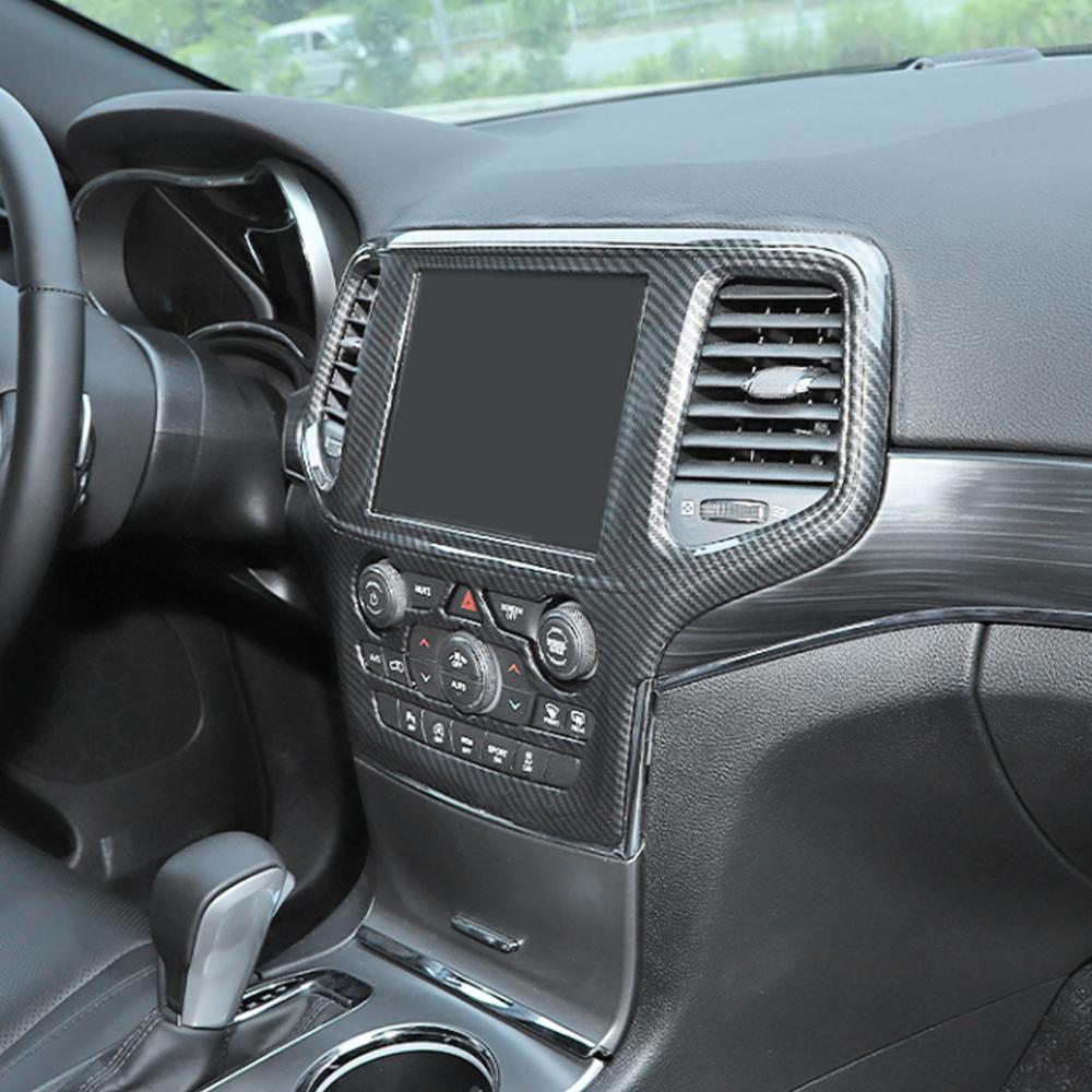 Центральная консоль автомобиля, навигационная панель, декоративная накладка для Jeep Grand Cherokee 2014 2015 2016 2017 2018, интерьер