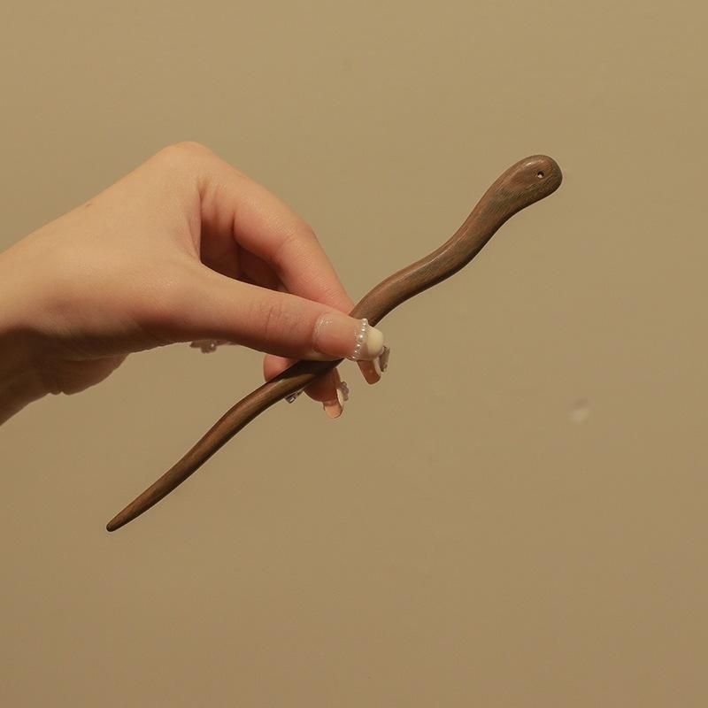 Винтажная палочка для волос из натурального сандалового дерева, заколка для волос для женщин и девочек, заколки для волос, шпильки, старинные аксессуары для волос в китайском стиле, ювелирные изделия для женщин