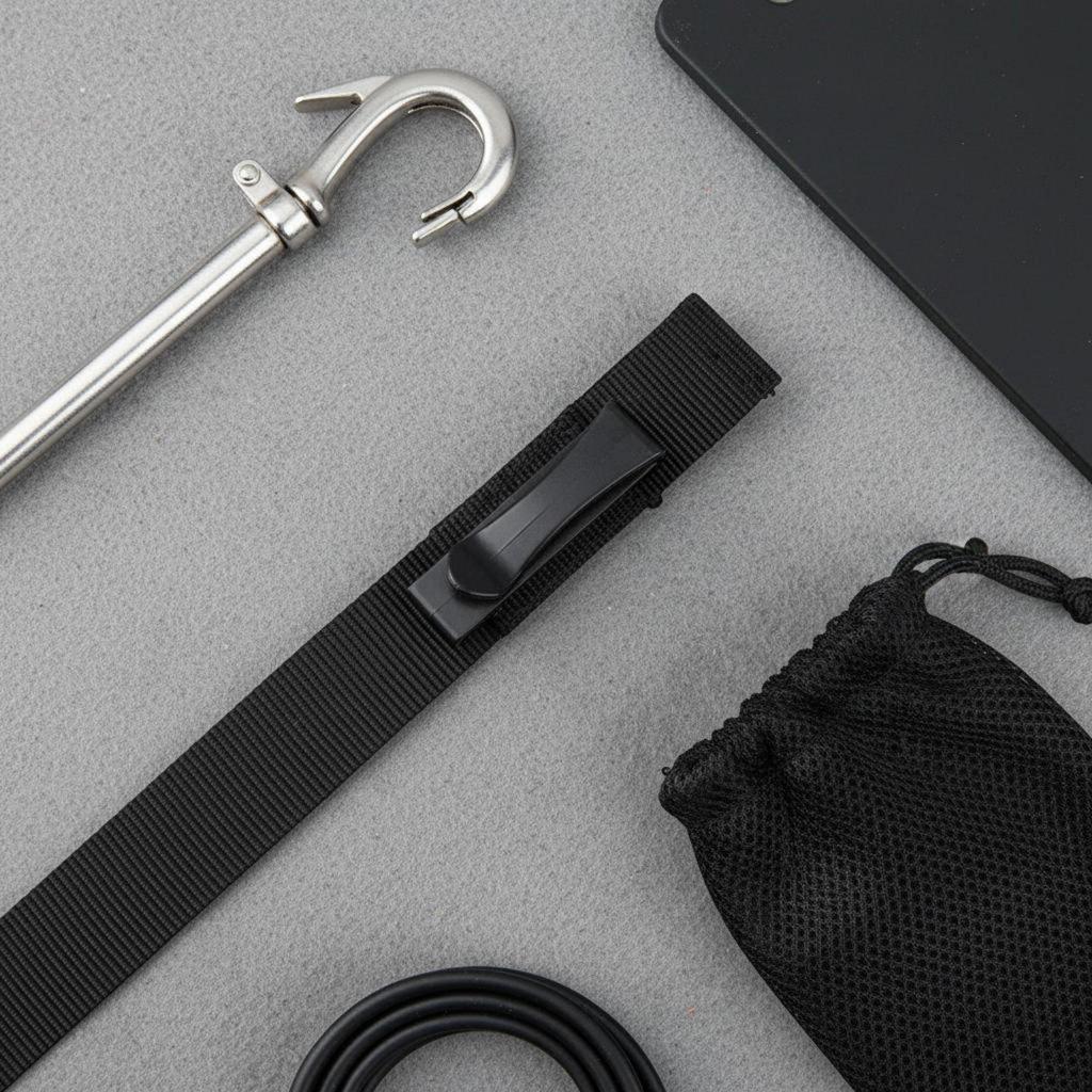 Dive Belt Tail Clip Compact Strap Ending High Strength