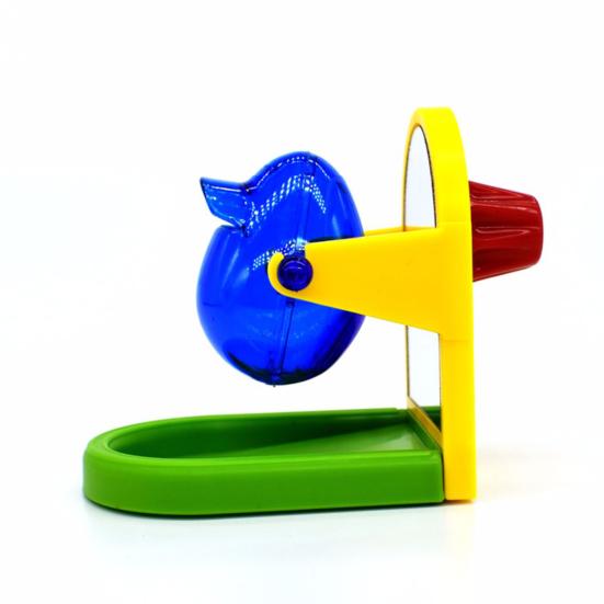 Bird Leakage Toy Wear-resistant Stable Structure House Shape Pet Bird Parrot Food Feeder Bird Supplies