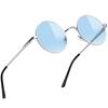 MAIVARDAY and Round Polarized Sunglasses with UV400 Retro Fashion Design for Fishing and Light Blue Men's Women's Protection, Driving,