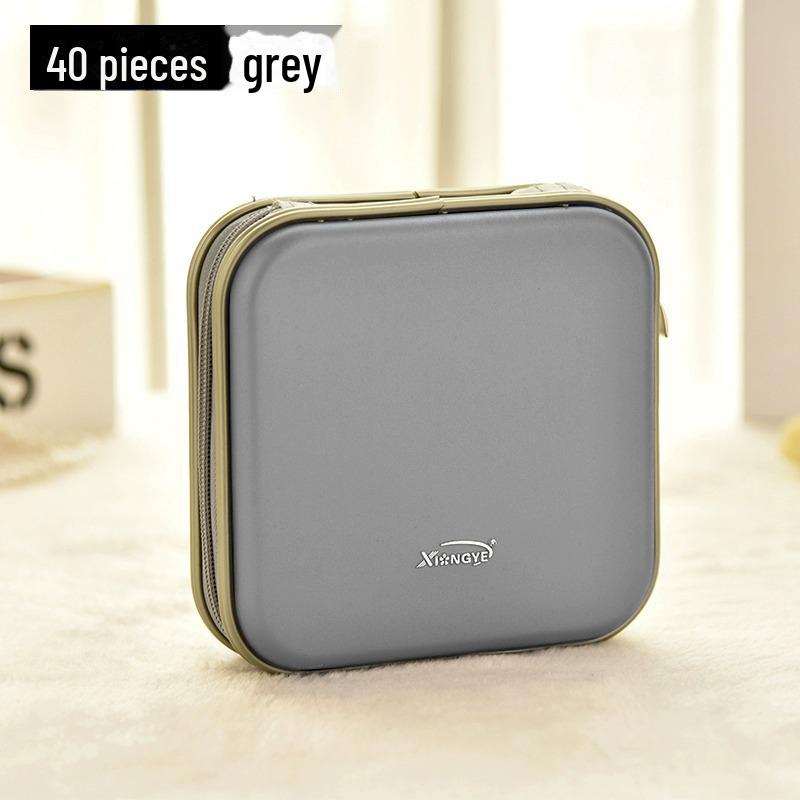 Сумка для хранения 128 CD/DVD Blu-ray дисков из мерсеризованной ткани