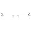 Anti-Blue Rimless Reading Glasses Square Metal Presbyopic Eyewear With Case Eyeglasses Men‘s Glasses For Sight Plus+4
