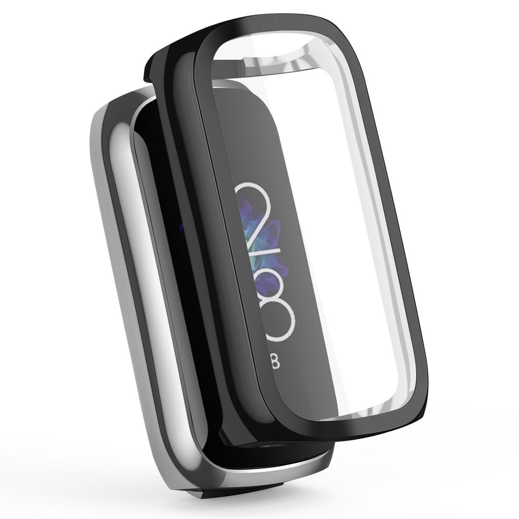 Protective Case For Fitbit Luxe Full Screen Protector Cover Smart watch Bumper Soft TPU Plating Durable Case Shell Accessories