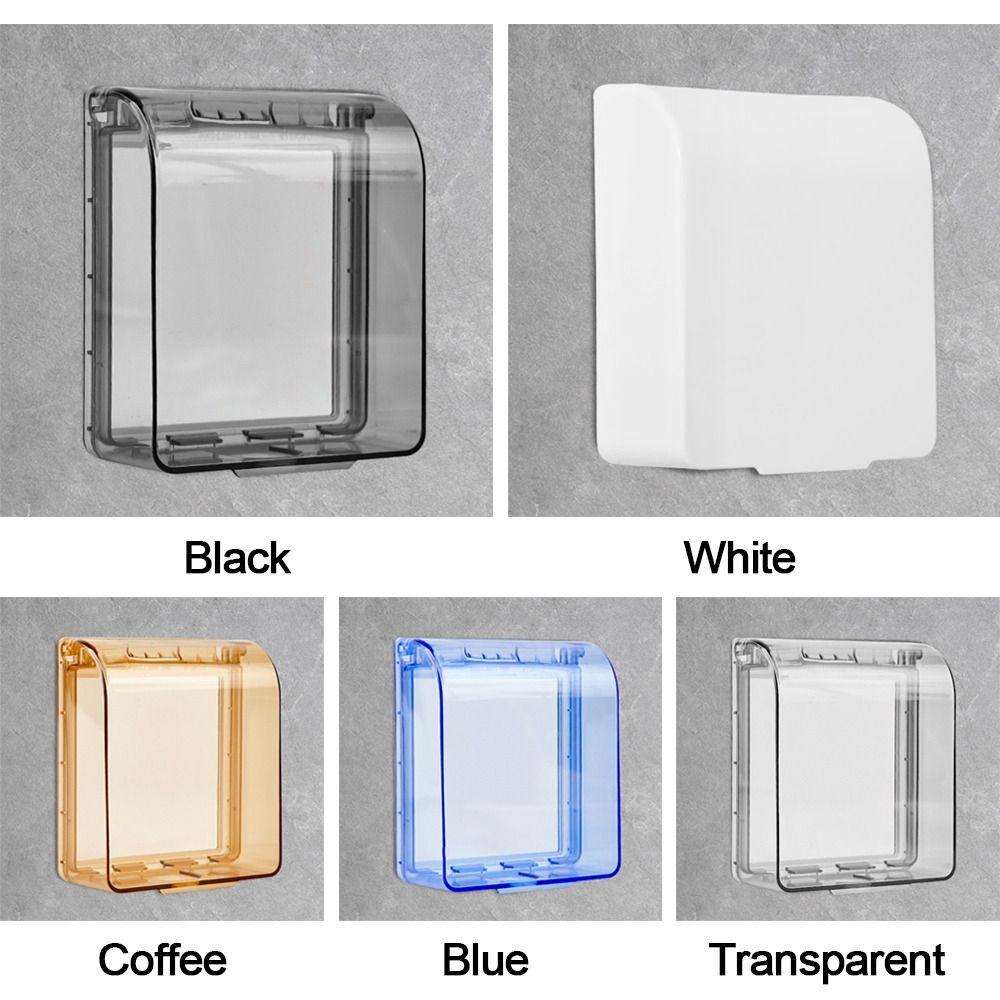 Розетка Оборудование Настенный Выключатель Защитная Крышка Пластиковая Тип 86 Водонепроницаемая Коробка Самоклеящаяся Защита Ванная Комната