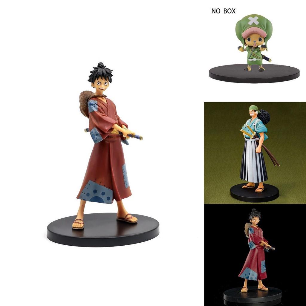 Изысканная коллекция фигурок One Piece с персонажами Луффи, Робин, Кику, Нами, Усоппом, Чоппером, Санджи, Зоро