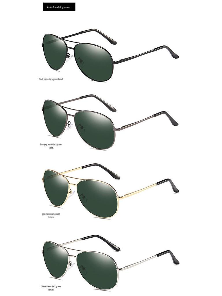 Мужские поляризационные солнцезащитные очки от УФ-лучей, модные 'лягушки' для вождения 2025