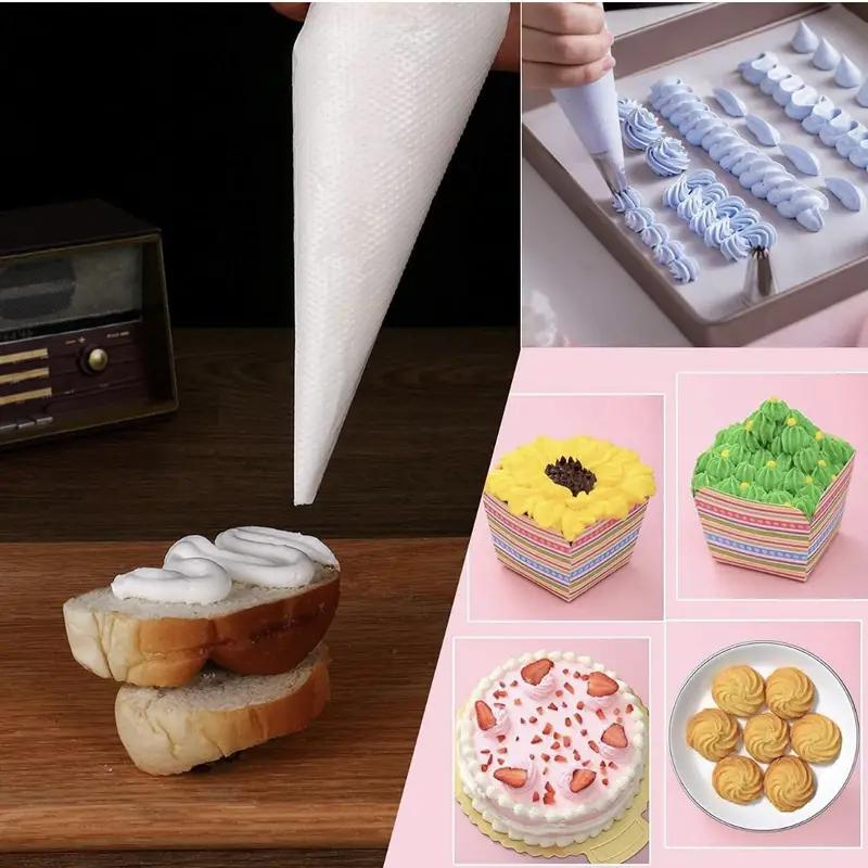 100PCS/Lot Pastry Piping Sleeves Leak Disposable Bag Confectionery Cake Accessories Baking Decorations Pocket Syringe Icing Cream Squeezing