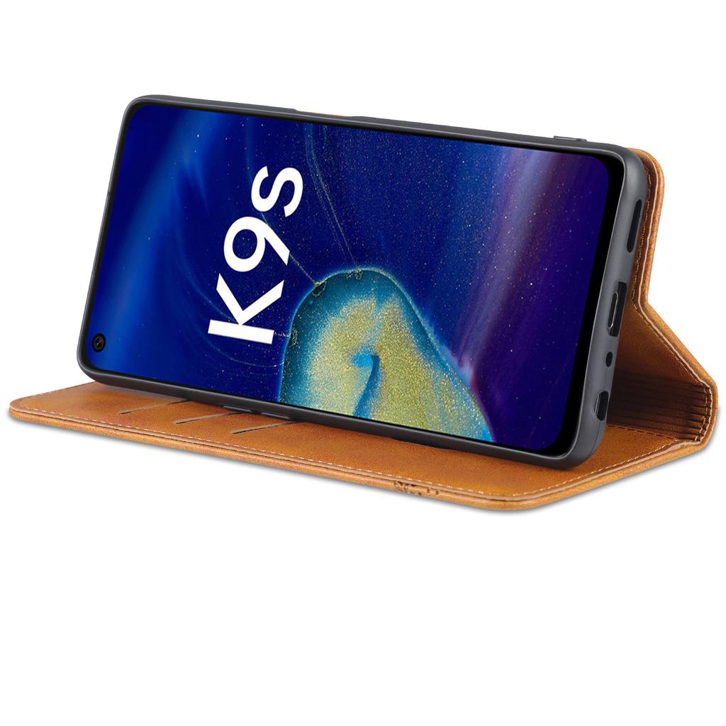 Роскошный магнитный адсорбционный кожаный чехол для OPPO Realme Q3s Q3 S Flip Cover Wallet Protective Case Capa Fundas Coque