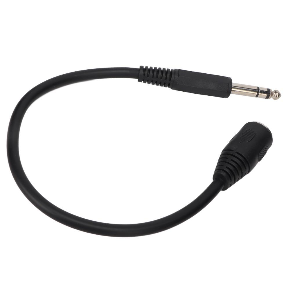 Гибкий кабель-переходник DIN 5 Pin (мама) на 6.35 мм (папа), Plug and Play, 1.0 фута, Аудиоадаптер для микрофона, Стерео удлинитель аудио TRS
