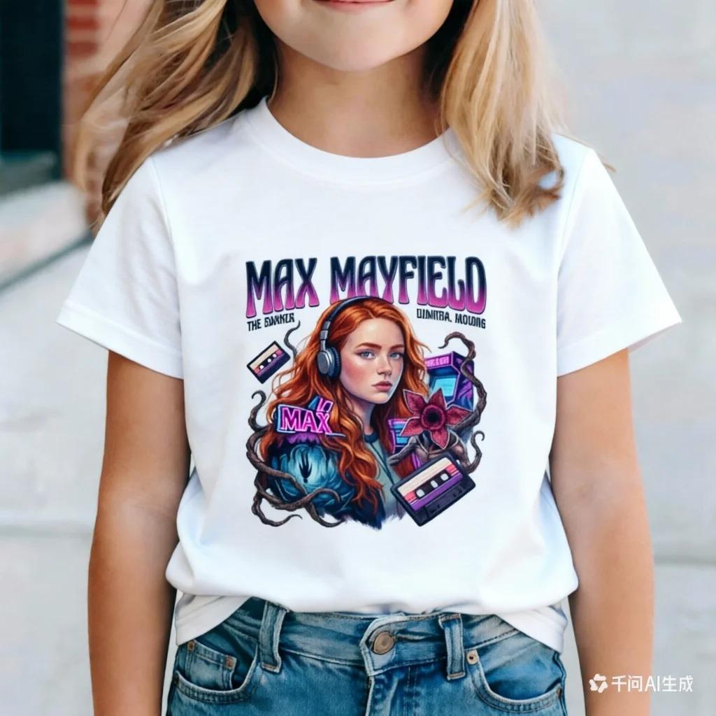 New T-Shirts with Stranger Things Prints Fashionable for Summer 2026, Affordable but Elegant, with Round Neck, Soft and Modern