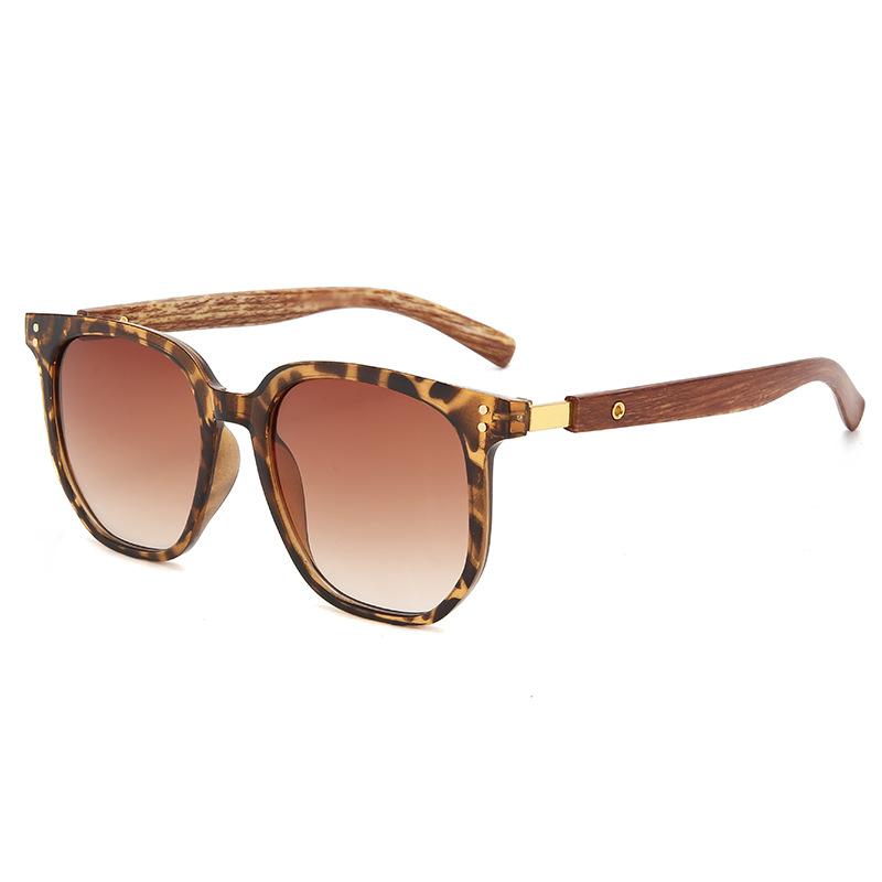 Солнцезащитные очки мужские и женские, высококачественные, летние, с деревянными ножками, рисовыми гвоздями, солнцезащитные очки, квадратные оправы, очки с круглым лицом, солнцезащитные очки