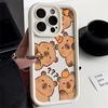 Мультяшный Милый Чехол с Капибарой для iPhone 12 Mini 14 XS XR 13 Pro MAX 15 Plus 11 16 Plus 14 Pro 11 16e Мягкий ТПУ