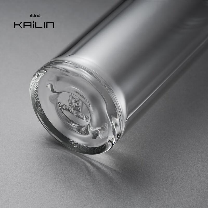 Двустенная изолированная хрустальная стеклянная бутылка для воды Kailin с фильтром