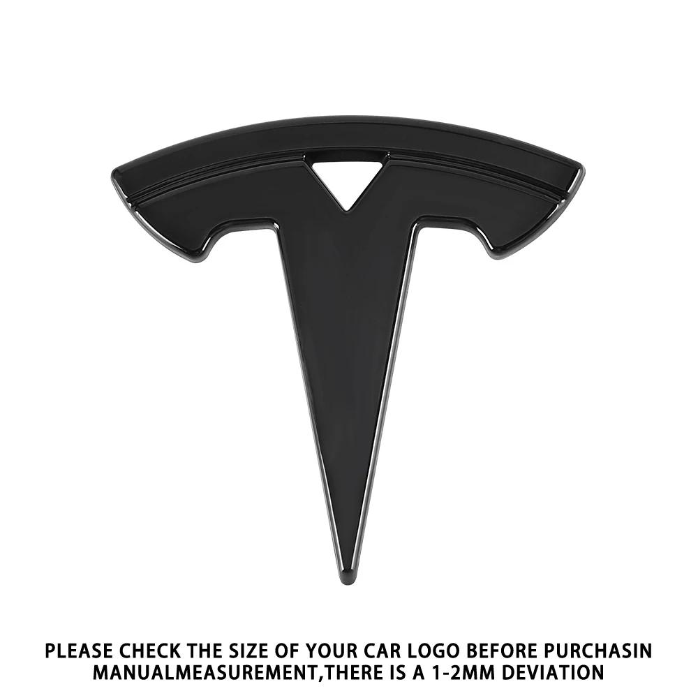 Car Sticker 2025 New Tesla ABS Car Steering Wheel Center Badge Sticker Interior Auto Decoration Decal For Tesla Model 3 Model S