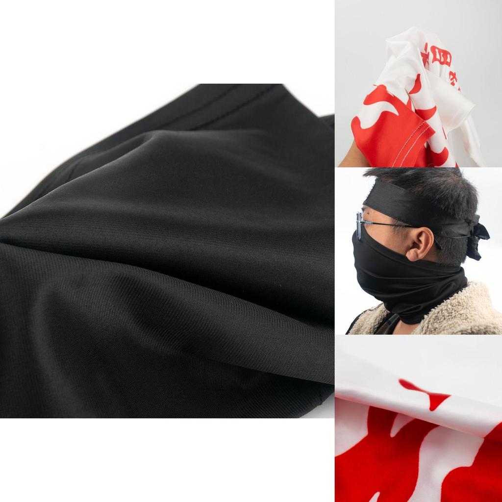 Премиум Наруто Какаши Акацуки Маска Красное Облако Косплей Костюм Головной убор Для Поклонников