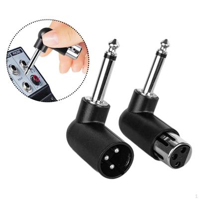 Адаптер XLR Female Male to 6.35 mm, легкий, профессиональный, прочный, компактный конвертер