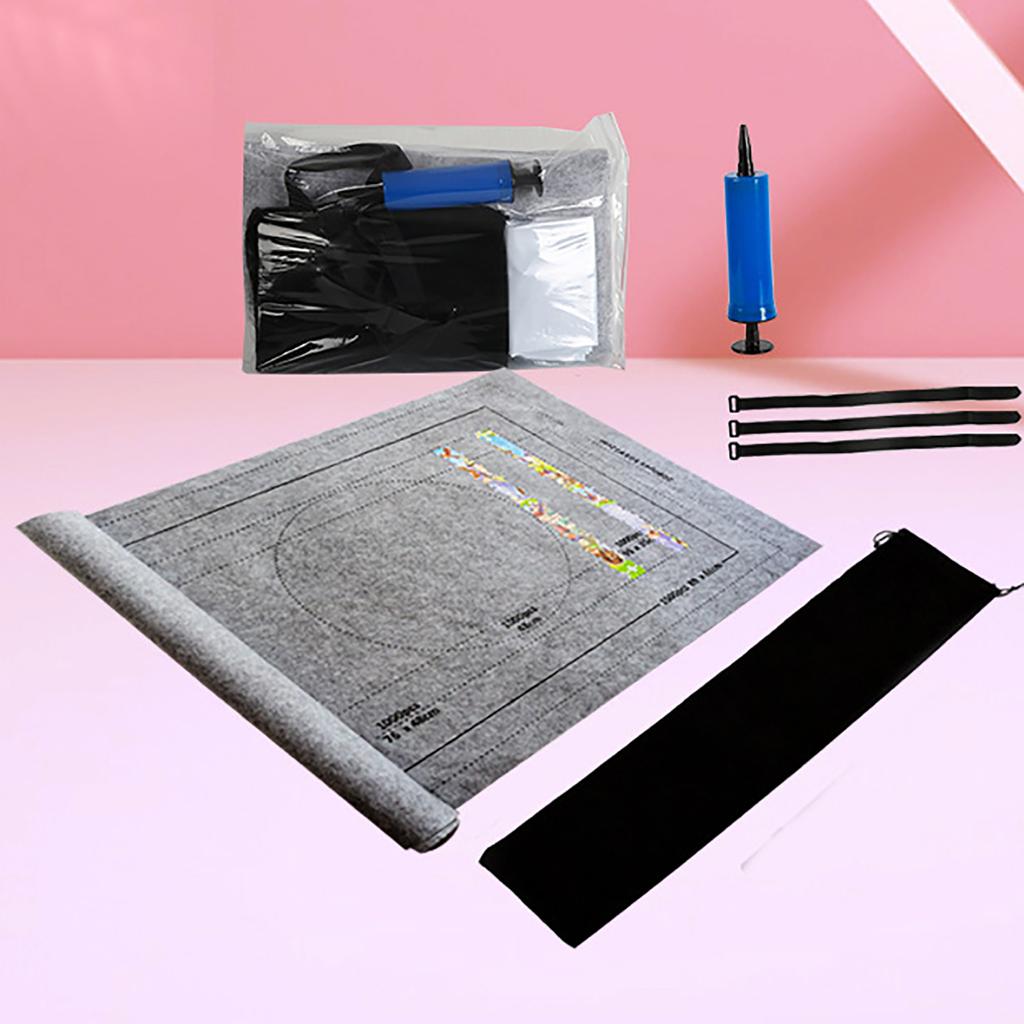 Коврик-рулон для пазлов до 1500/2000/3000 шт. Большой органайзер для хранения пазлов из фетра, одеяло для хранения пазлов, аксессуары