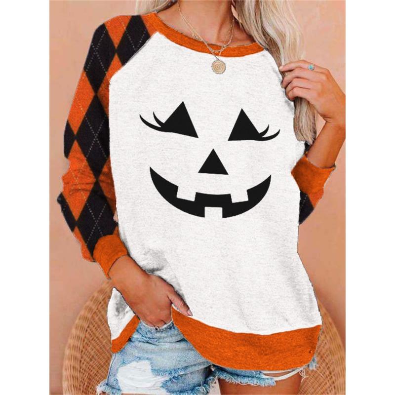 Shoulder Sleeves for Spring Autumn Comfortable and Fashionable Simple and Loose 3D Digital Printed Women's Clothing Pullovers & Long Sleeves