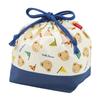 MIKI HOUSE Lunch Bento Drawstring Bear Made In for Boys and Navy Bag, Bag, Bag, Design, Japan, Girls, Baby, Kids, Kindergarten, Nursery, Children's
