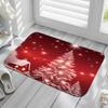 Christmas Series Door Mat Bathroom Floor Mat Kitchen Living Room Carpet