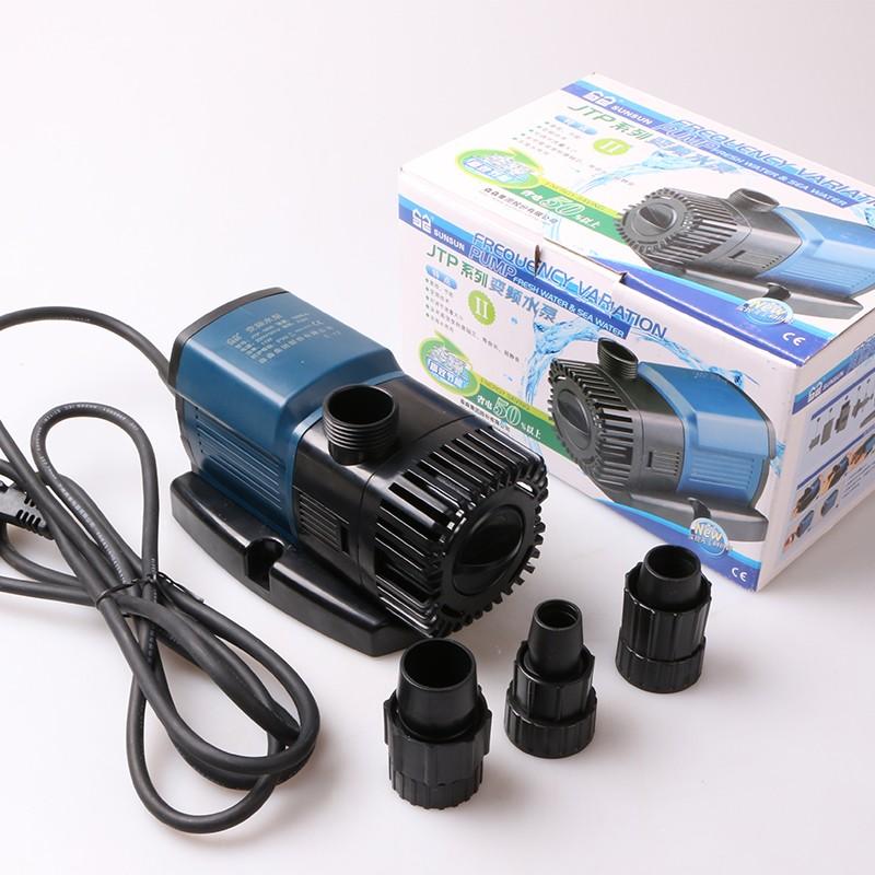 Silent Variable Frequency Large Flow Submersible Water Pump for Seafood Fish Tank Pond Circulation Plastic Square Accessory