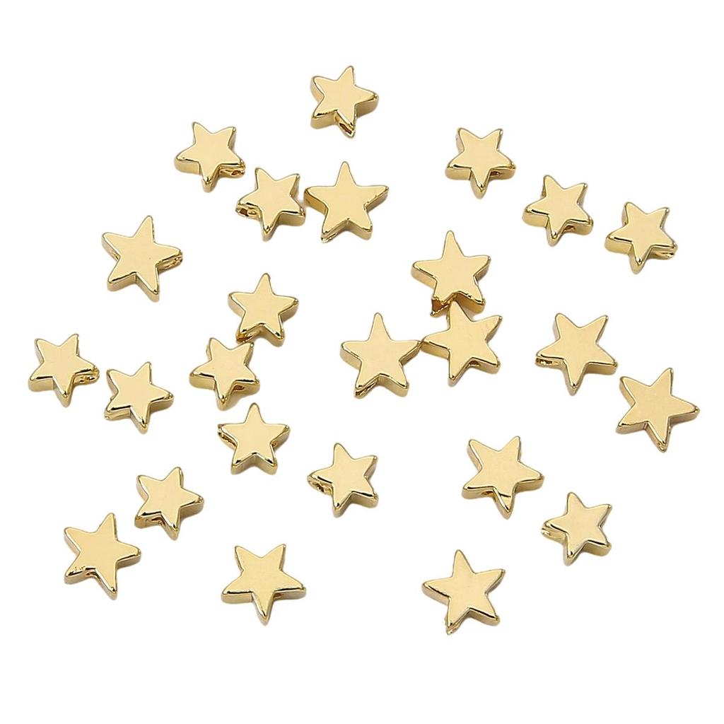 Copper Pentagram Separated Beads For DIY Jewelry Making Craft Accessories