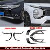 Для Mitsubishi Outlander 2016- 2024 Накладка на фару Накладка на противотуманную фару Наклейка