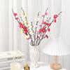53см Розовый Искусственный Букет Цветов Сливы Шелковый Цветок Персика Искусственная Растение Композиция для DIY Сад Дом Свадебная Вечеринка Деко