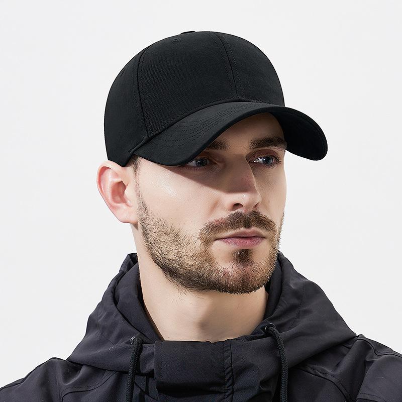 Четыре сезона мужские и женские однотонные бейсболки из стираного хлопка высокого качества в европейском и американском стиле с жестким верхом, согнутые для занятий спортом на открытом воздухе, солнцезащитные шляпы