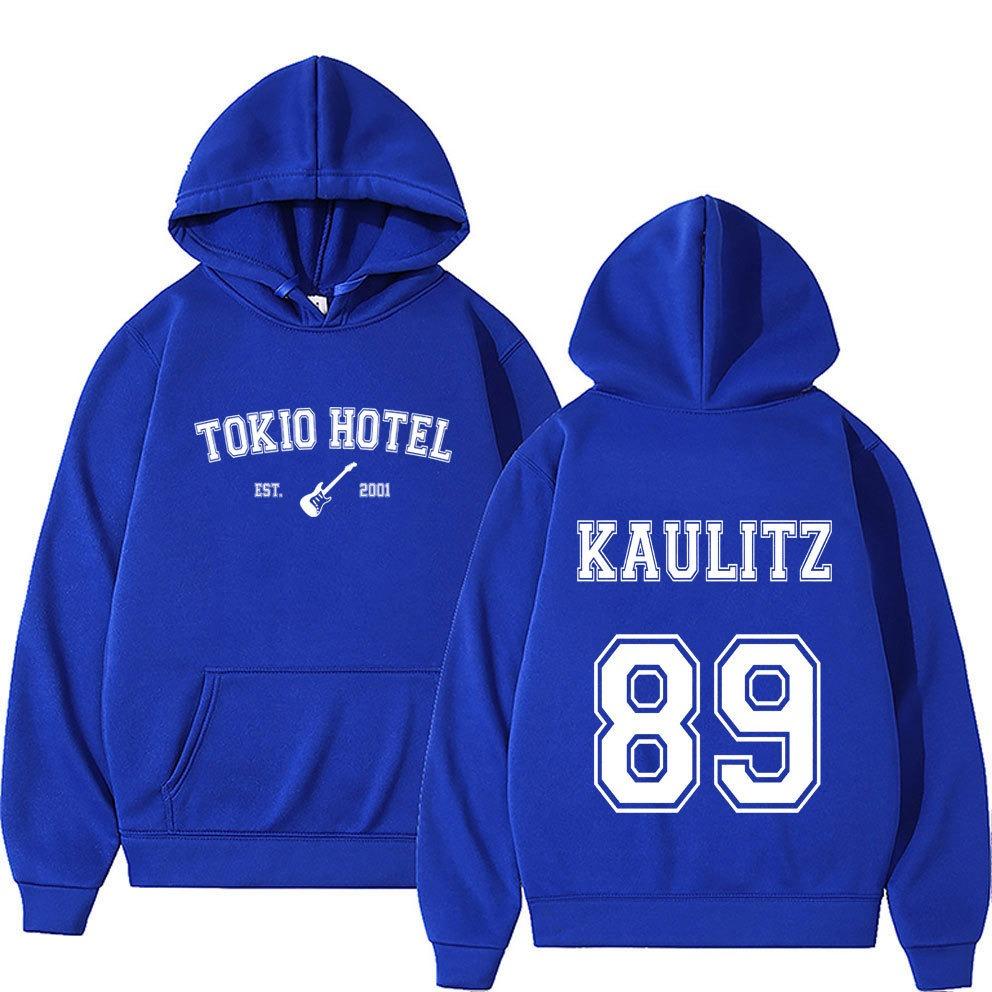 Рок-группа Tokio Hotel Kaulitz Hoodie Женская мода Повседневный пуловер Толстовка Женская хип-хоп свободный капюшон Панк уличная одежда