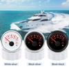 100~250℉ 2"52mm Water Temperature Gauge with Flashing Alarm 7 Color Backlight Water Temp Meter Indicator Car Boat Yacht Custom