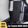 Для Toyota RAV4 XA50-2022 2023 Автомобильная защитная накладка на среднюю стойку из искусственной кожи, антигрязный ремень безопасности, автомобильный дверной коврик