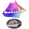 Sailing Ship Design Style Metal Cutting Die Stencil for DIY Scrapbooking Album Photo Embossing Paper Card Craft Decor