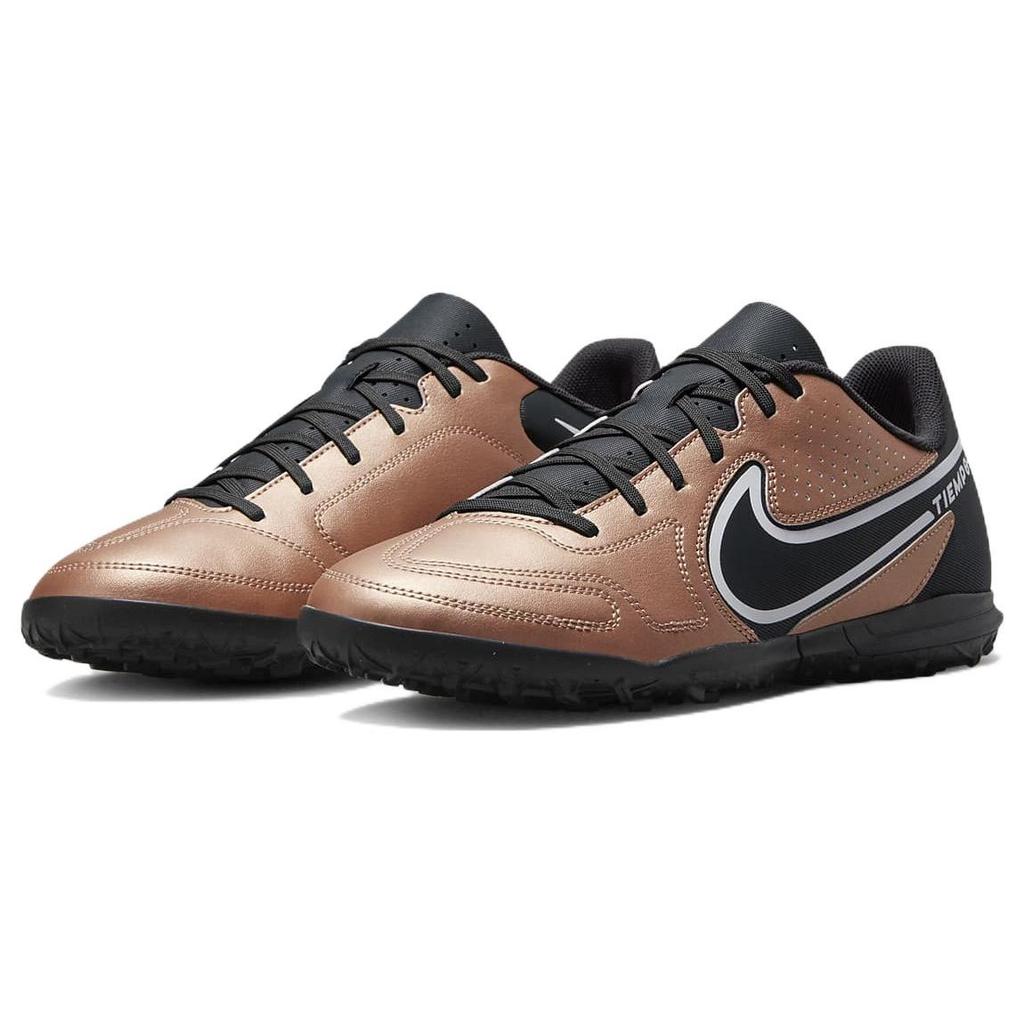 Nike Tiempo Legend 9 Club TF Обувь для игры на улице Нескользящая Прочная Футбольная обувь Унисекс Футбольная обувь Розовый Черный DA1193-810