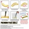 Полый верх и низ Grillz в стиле хип-хоп, костюм для косплея, аксессуар для рэпера, украшение для зубов, подходит для