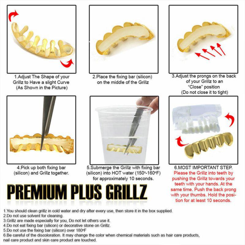 Полый верх и низ Grillz в стиле хип-хоп, костюм для косплея, аксессуар для рэпера, украшение для зубов, подходит для