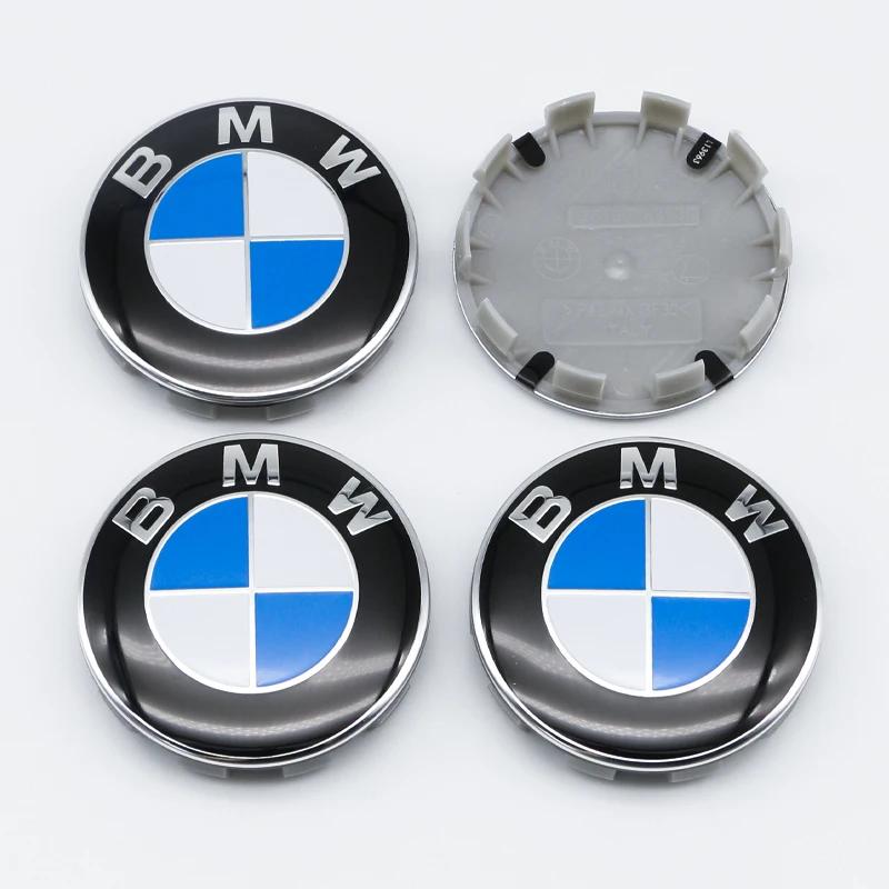 For BMW M 4Pcs 56MM 68MM Car Wheel Center Cap  Hub Covers For BMW M Logo E84 E83  X1 X2 X3 F48 G01 X4 X5 X6 Badge Auto Tuning Accessories