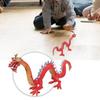 Dragon Shape Kids Children Simulation Fantasy Silicone Model Toy for Education Red