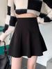 2023 Autumn & Winter Women's High-Waist Korean Style Corduroy A-Line Skirt with Anti-Exposure Design