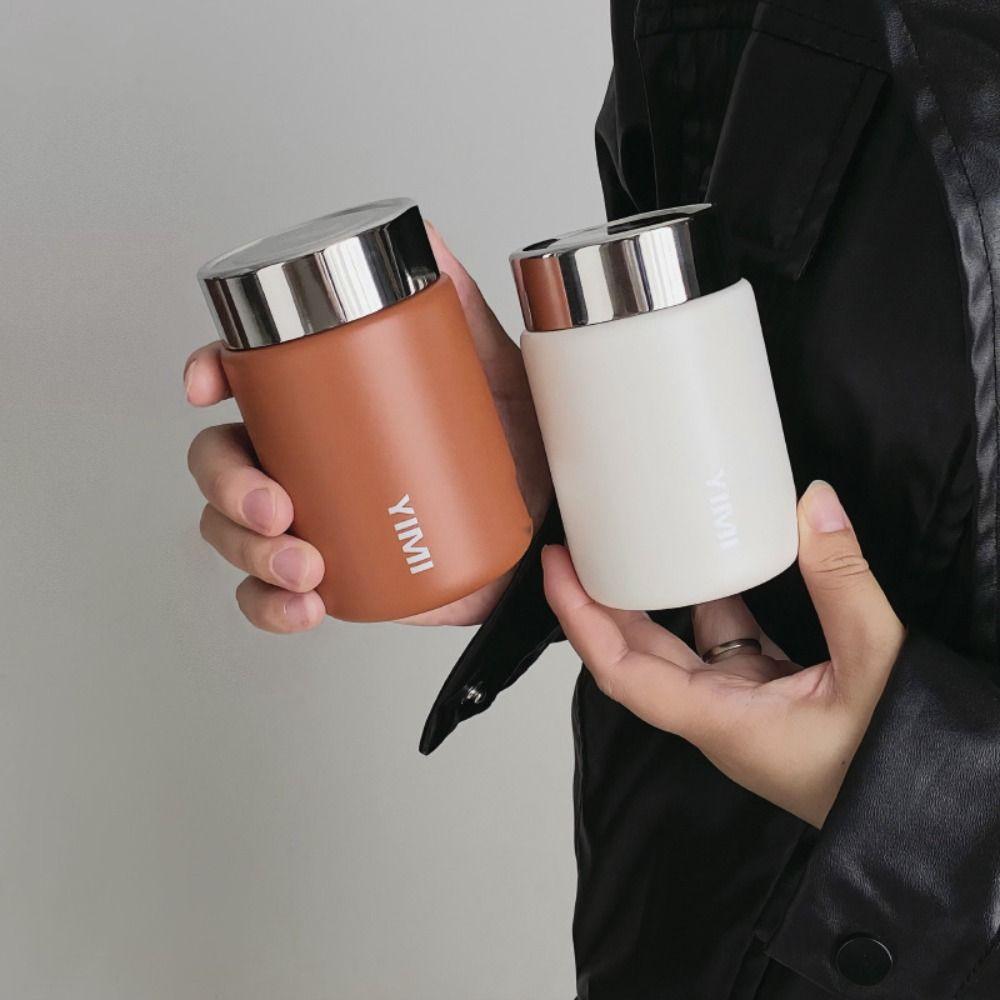 316 Stainless Steel 230ml Portable Vacuum Flask Leak Proof Mini Thermal Water Bottle Porridge Soup