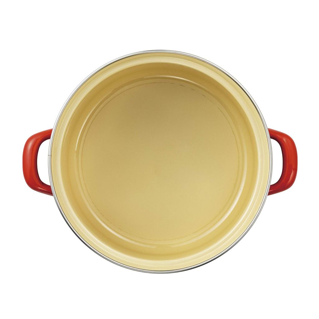 Le Creuset EOS Вишня Чугунная Кастрюля, Совместимая с Японской Плитой, 20 см, Красная, Чугун, Эмаль, Газ/Индукция [Официальный Продукт]