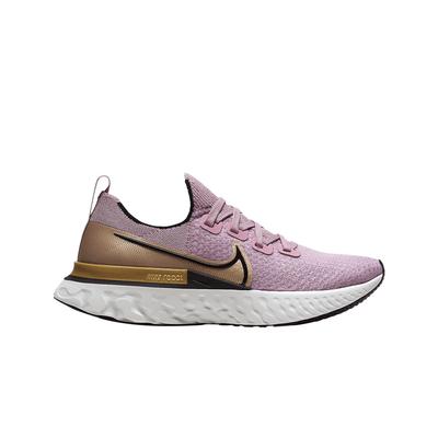 (в) React Infinity Run Flyknit Сливовый Туман Металлик Золото