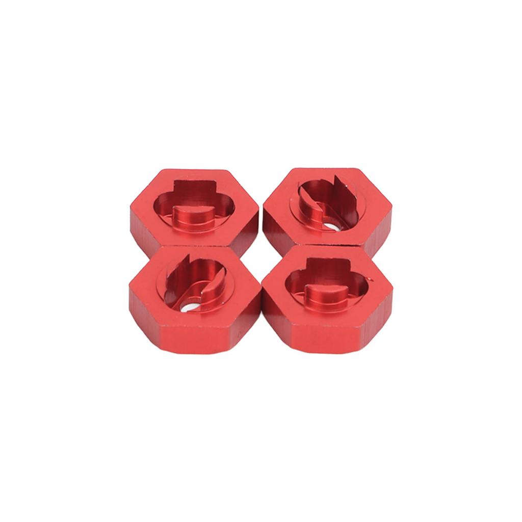 4PCS Wheel Hex Hub Adapter Aluminum Alloy Wheel Hex Coupler for LaTrax Teton 1Celsius18 RC Truck