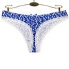 G-String for Women Cotton Panties Sexy Ladies Thong Floral Print Underwear Kawaii Briefs  6 pcs/Lot