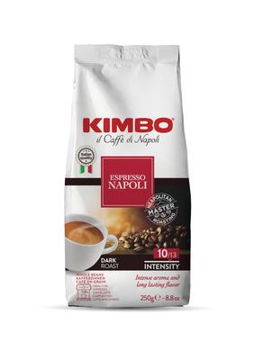 Кофе в зернах KIMBO, Эспрессо, Италия (Средняя обжарка, 80% арабика, 20% робуста), Неаполь, 250 г